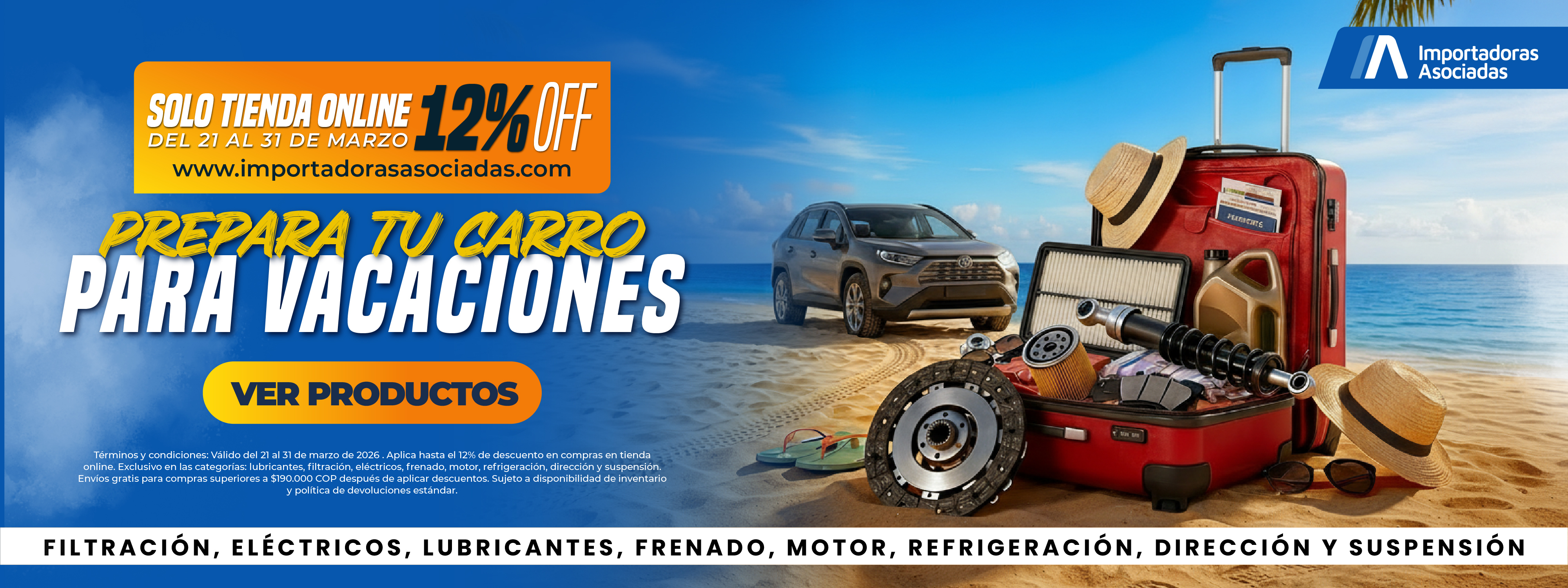 Prepara tu carro para vacaciones