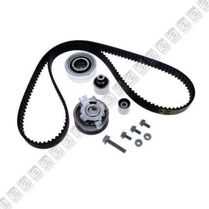 kit correa de distribucion para volkswagen amarok 2.0, transporter t5 2.0, crafter 2.0 color negro y partes metalicas